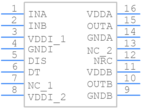 NSI6602C-DSPNR - Novosense - PCB symbol