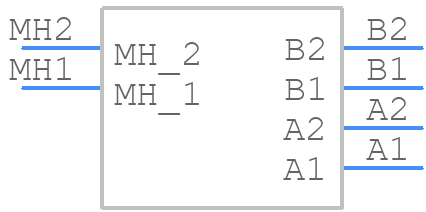CX020L2HN - TE Connectivity - PCB symbol