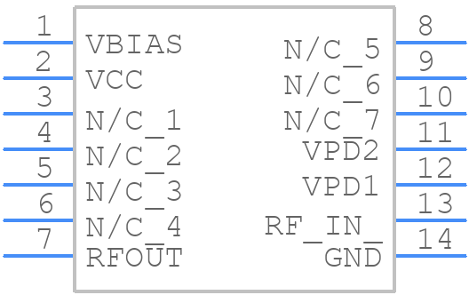 TQP9107 - Qorvo - PCB symbol