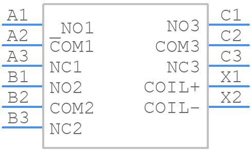 FCAC-325-BZ4 - TE Connectivity - PCB symbol