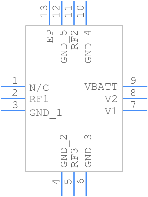SKYA21013 - Skyworks - PCB symbol