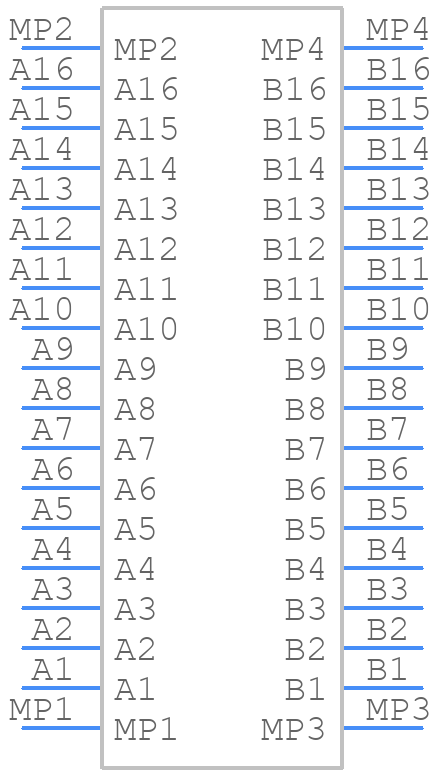 M55-7023242R - Harwin - PCB symbol