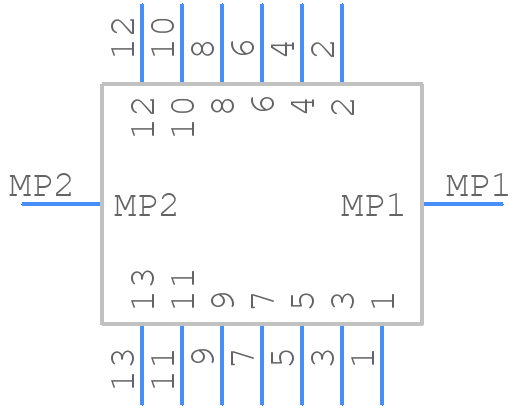 5020781362 - Molex - PCB symbol