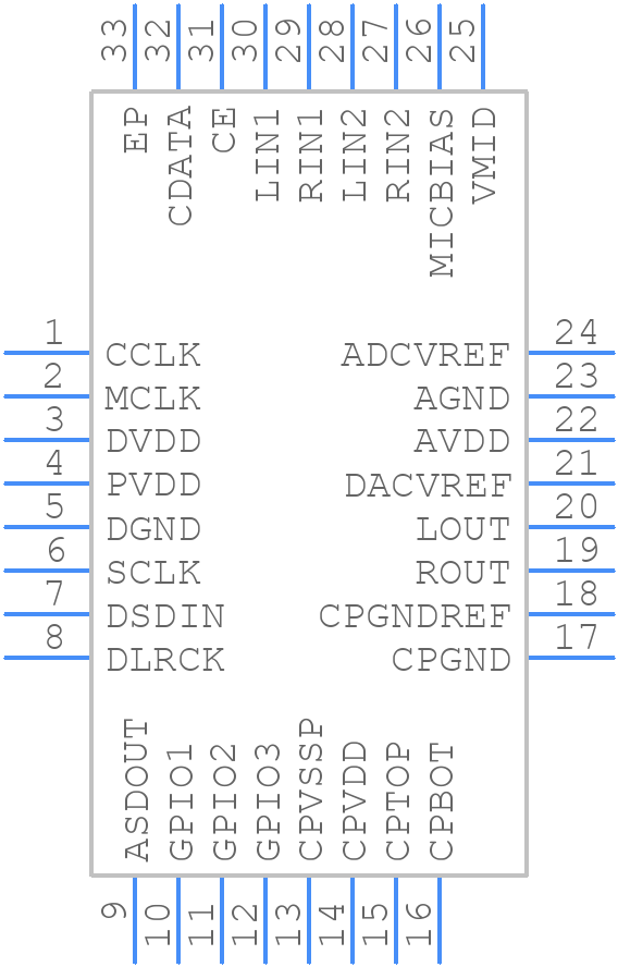 es8336 - Everest - PCB symbol