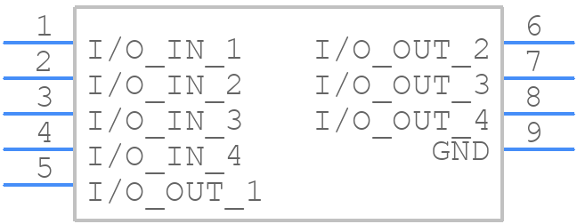ECLAMP0504T - SEMTECH - PCB symbol