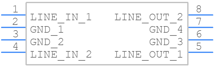 LC03-6 - SEMTECH - PCB symbol