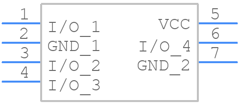 RCLAMP0504N - SEMTECH - PCB symbol