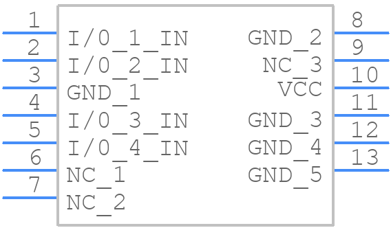 RCLAMP0534N - SEMTECH - PCB symbol