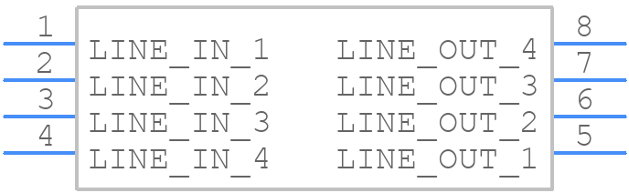 RCLAMP2502L - SEMTECH - PCB symbol