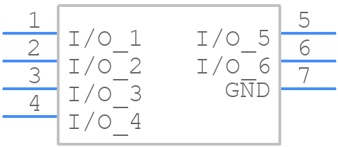 UCLAMP3305P - SEMTECH - PCB symbol