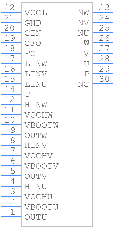 STGIK50CH65T2 - STMicroelectronics - PCB symbol