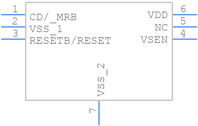 XC6138NAM16R-G - Torex - PCB symbol
