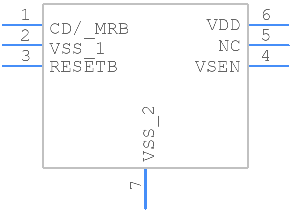 XC6138NAPN6R-G - Torex - PCB symbol