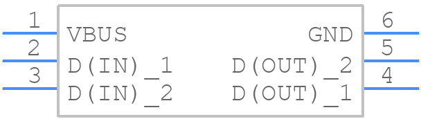 EClamp2122S - SEMTECH - PCB symbol