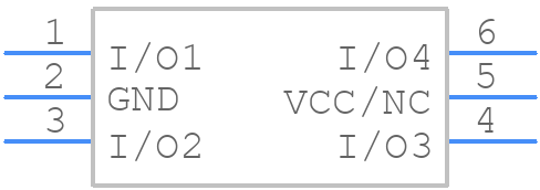 RClamp0504F - SEMTECH - PCB symbol