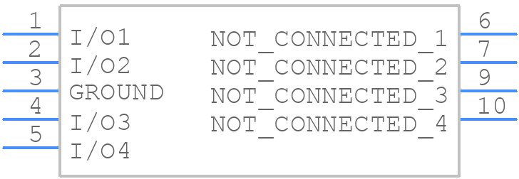 RClamp0524PQ - SEMTECH - PCB symbol
