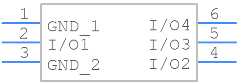 RClamp0524S - SEMTECH - PCB symbol