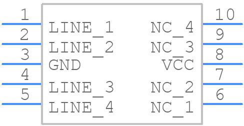 RClamp0544M - SEMTECH - PCB symbol
