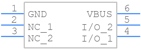 RClamp0582NQ - SEMTECH - PCB symbol