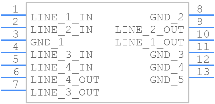 RClamp2574N - SEMTECH - PCB symbol