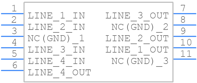 RClamp2594N - SEMTECH - PCB symbol