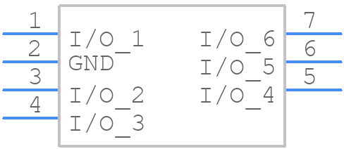 RClamp3346PQ - SEMTECH - PCB symbol