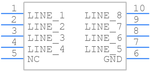 RClamp7535M - SEMTECH - PCB symbol