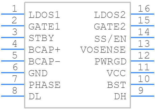 SC1109 - SEMTECH - PCB symbol