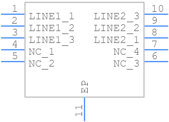 TClamp3312N - SEMTECH - PCB symbol