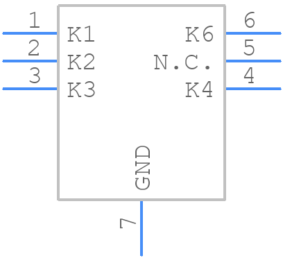 uClamp0505T - SEMTECH - PCB symbol