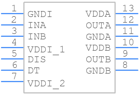 NSI6602B-DLAR - NOVOSENSE - PCB symbol