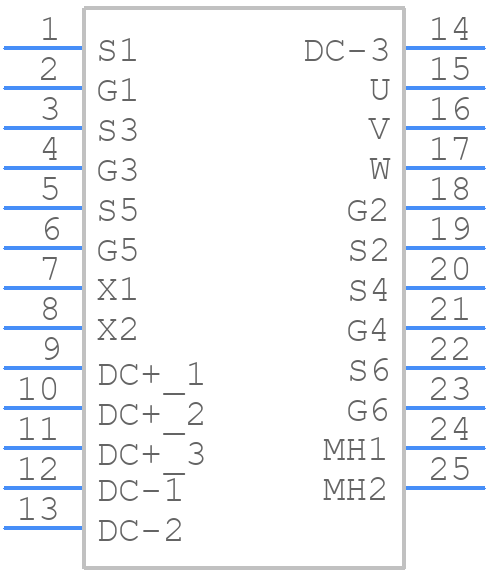 FS33MR12W1M1HB11BPSA1 - Infineon - PCB symbol