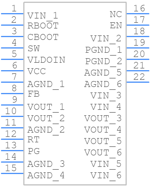 TLVM13610RDFR - Texas Instruments - PCB symbol