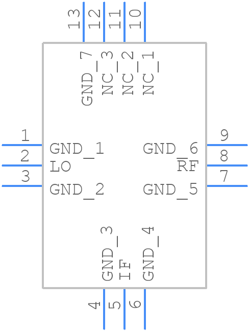 MAMX-011088 - MACOM - PCB symbol
