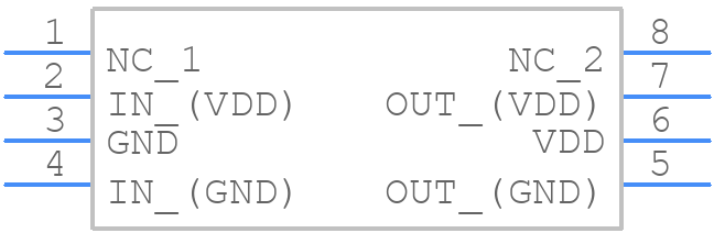 TC4403CPA - Microchip - PCB symbol