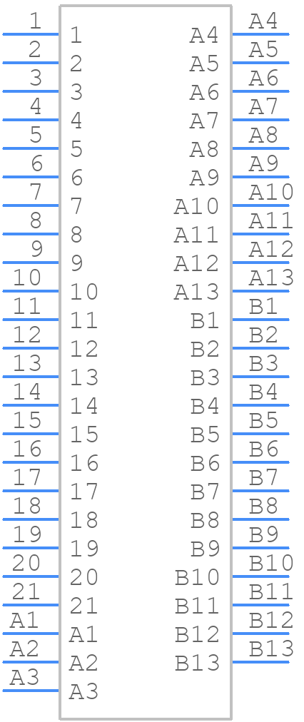 524543-E - TE Connectivity - PCB symbol