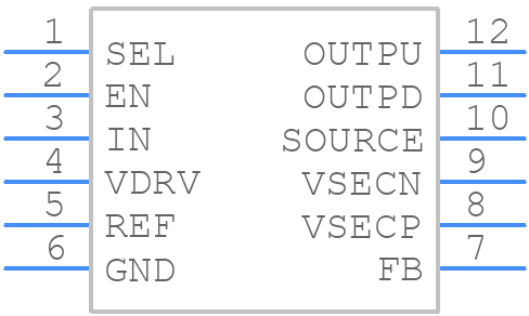 AHV85111KNHTR - Allegro Microsystems - PCB symbol