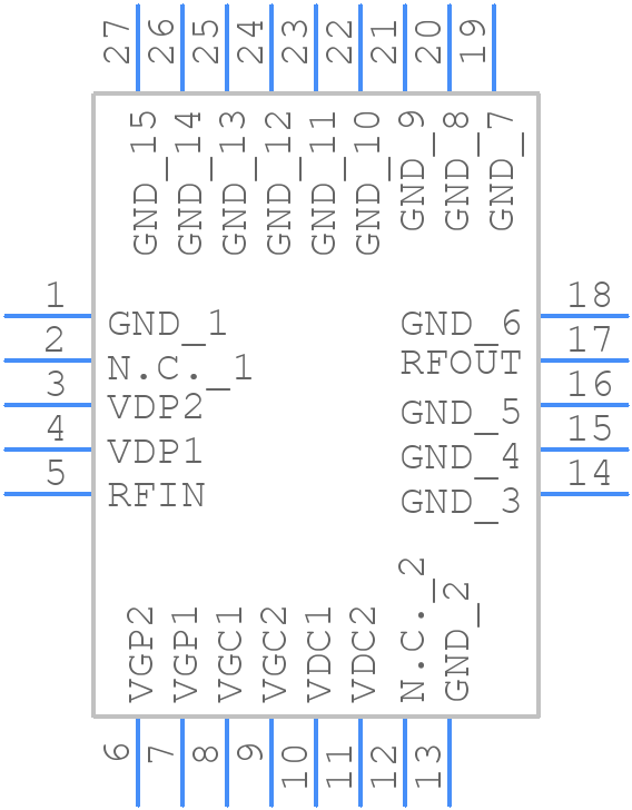 A5M39TG140T2 - NXP - PCB symbol