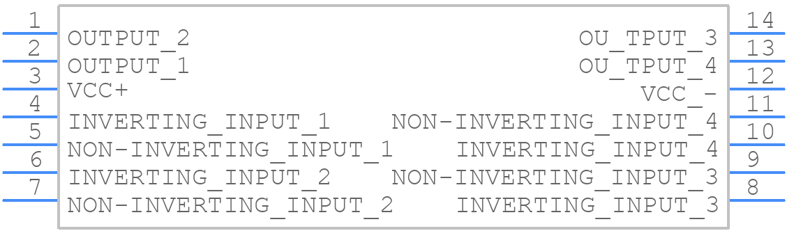 LM2901BYDT - STMicroelectronics - PCB symbol