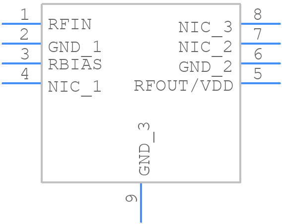 ADL8100ACPZN - Analog Devices - PCB symbol