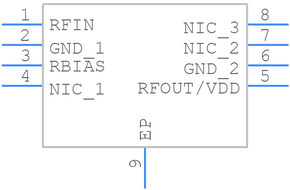 ADL8100ACPZN-R7 - Analog Devices - PCB symbol