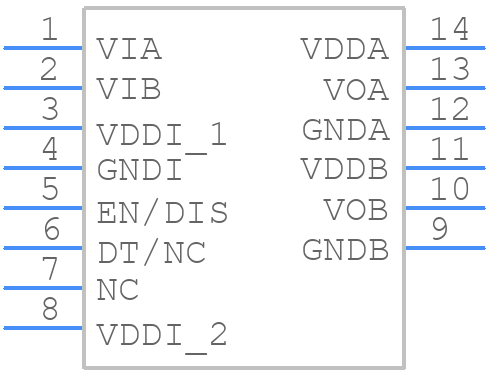 SI823H2CD-IS3 - Skyworks - PCB symbol