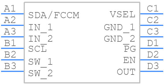 FAN53730UCX - onsemi - PCB symbol