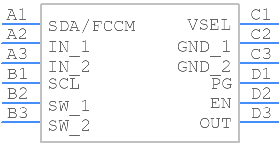 FAN53730UC02X - onsemi - PCB symbol