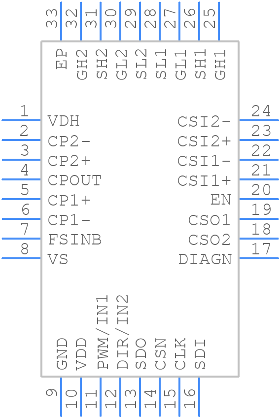 L99H92Q5-TR - STMicroelectronics - PCB symbol