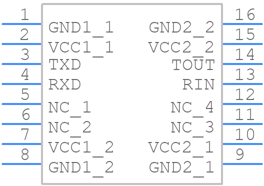 TD041S232H - Mornsun Power - PCB symbol