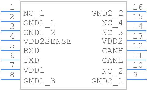 TD041SCANFD - Mornsun Power - PCB symbol