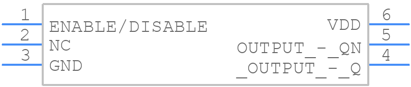 S5A25025-155.520-P-X-R - Aker Technology - PCB symbol