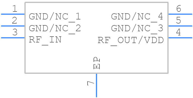 GRF3044 - Guerrilla RF - PCB symbol