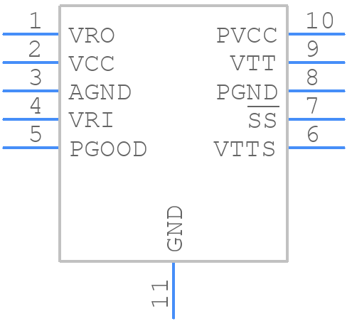 NCP51510MNTAG - onsemi - PCB symbol